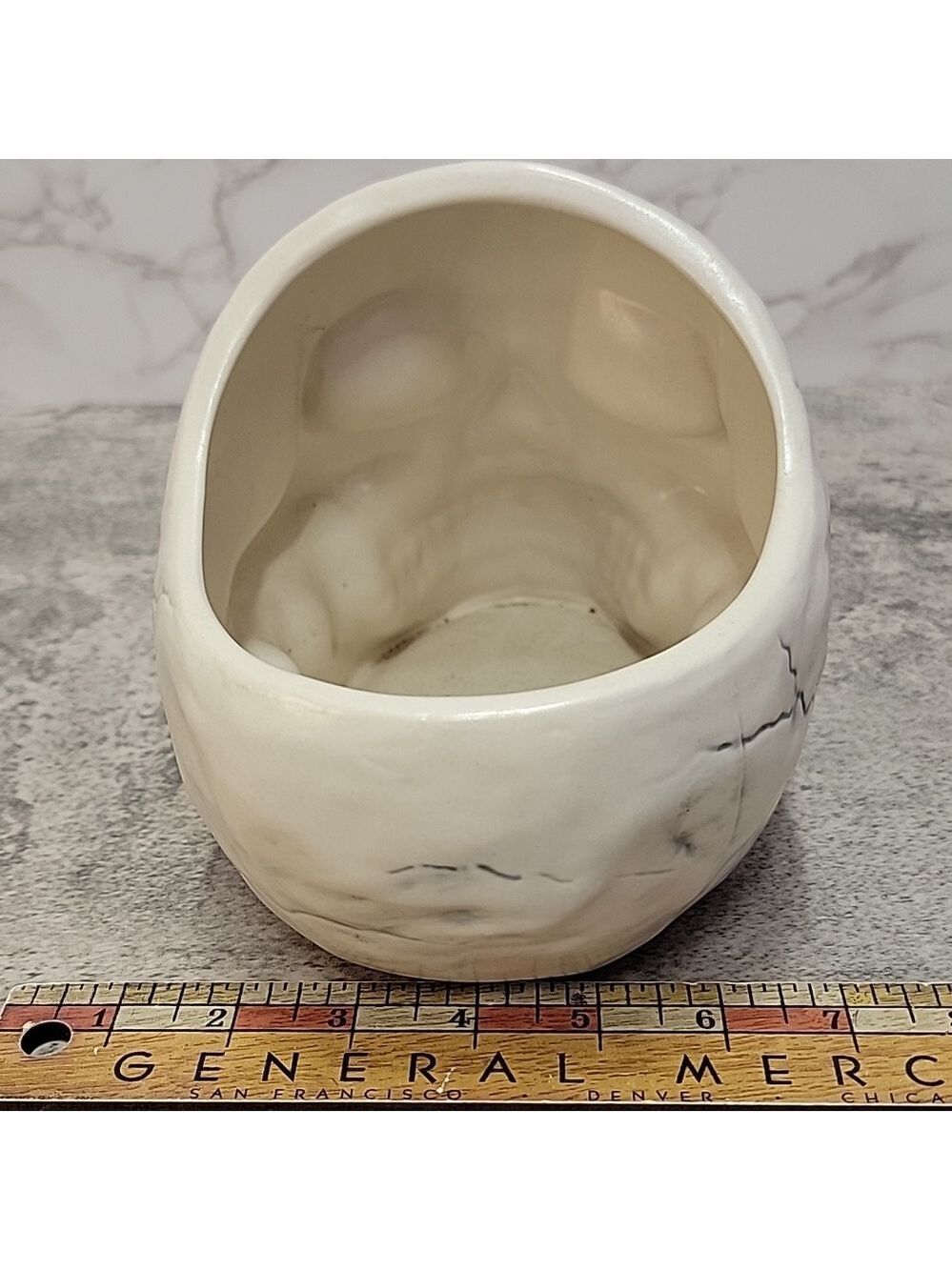 Ceramic Skull Candy Dish - Picture 7 of 12